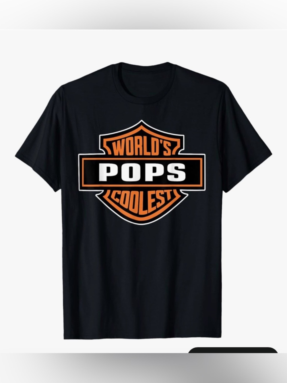 NWT Mens World's Coolest Pops Best Dad In The World Father's Day T-Shirt XL